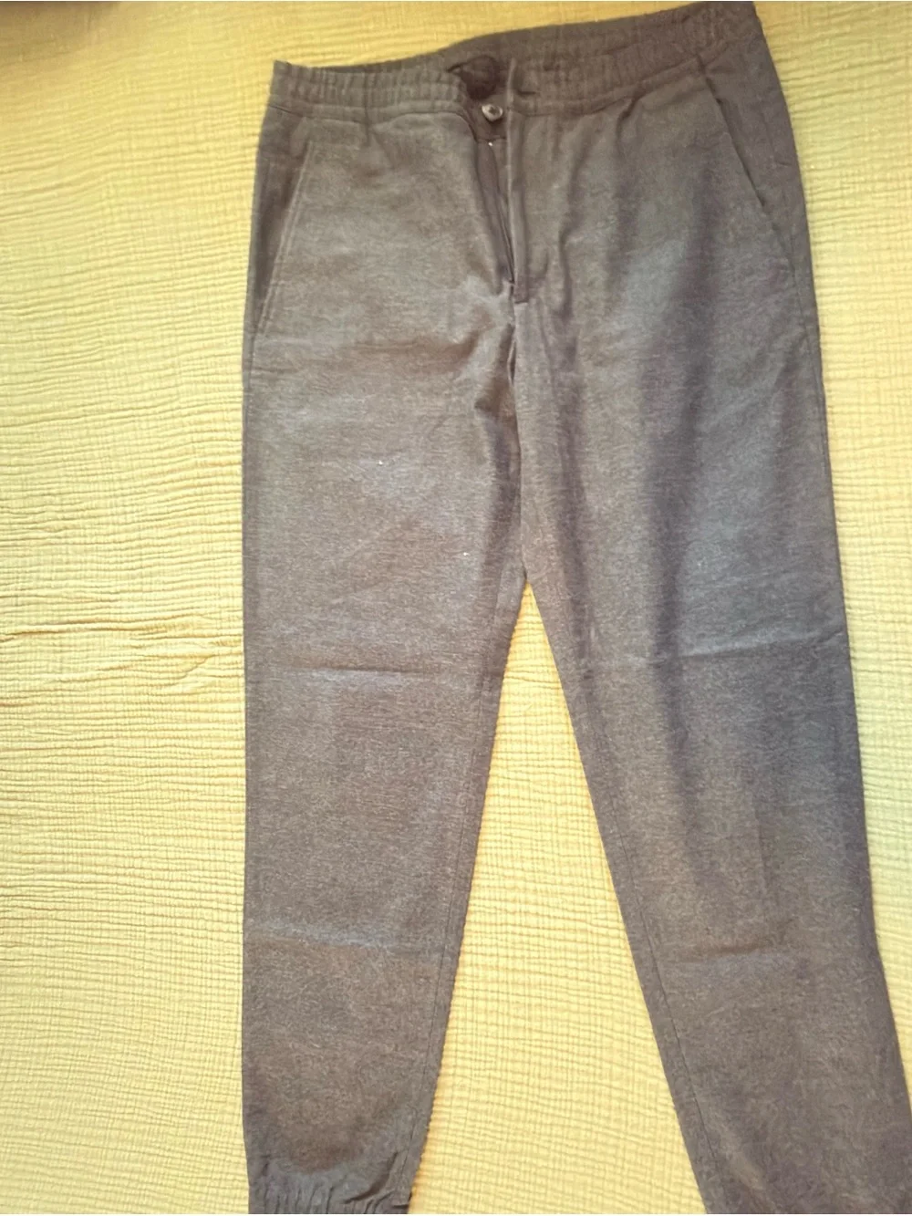 Theory Men's Charcoal Gray Jogger Sweatpants